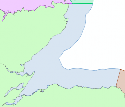 Map of the Moray Firth Scottish Marine Region