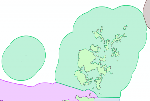 Map of the Orkney Islands Scottish Marine Region